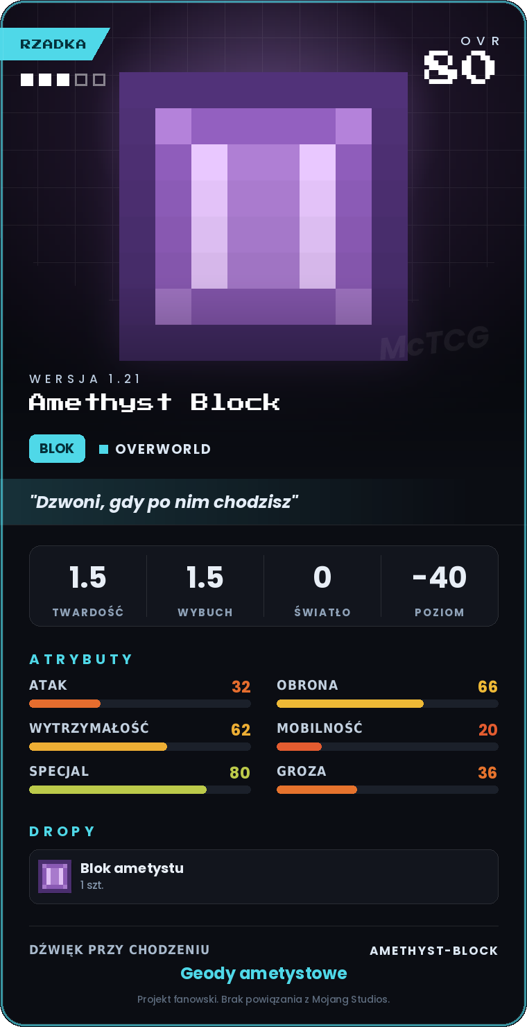 Karta Amethyst Block