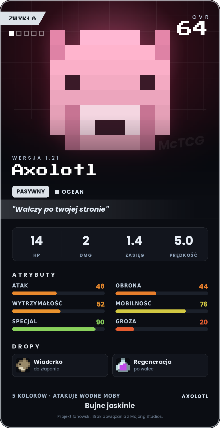 Karta Axolotl