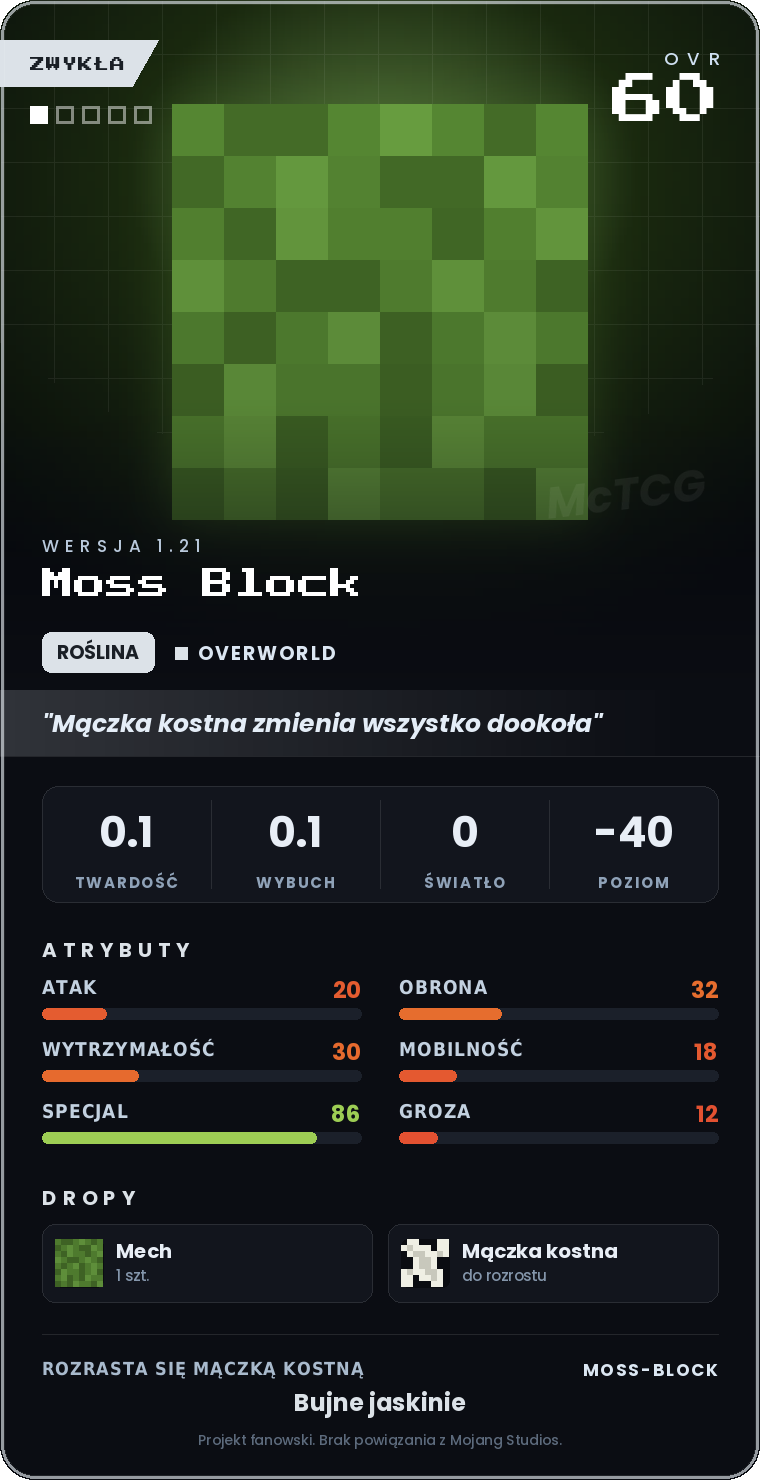 Karta Moss Block
