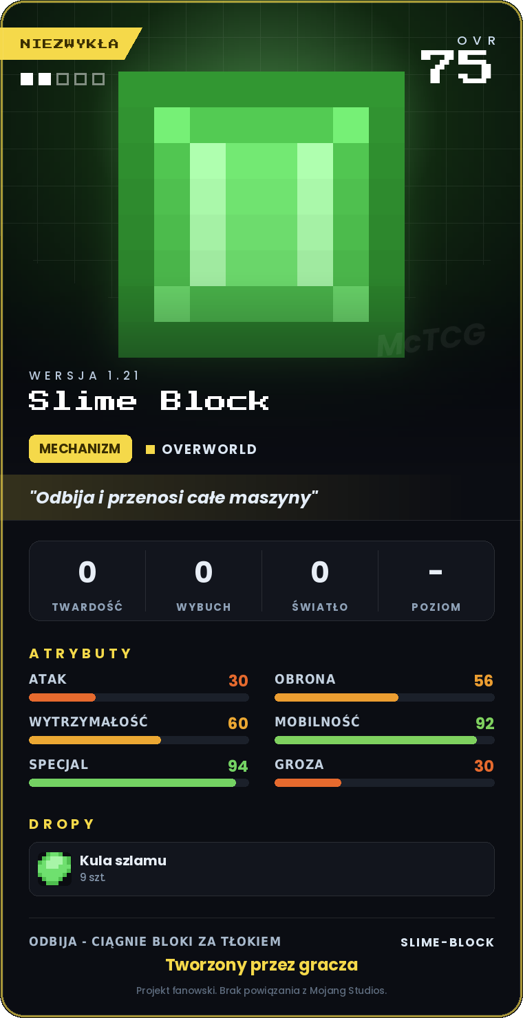 Karta Slime Block