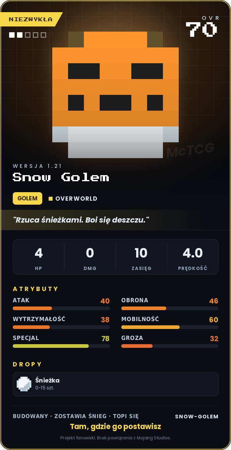 Karta Snow Golem