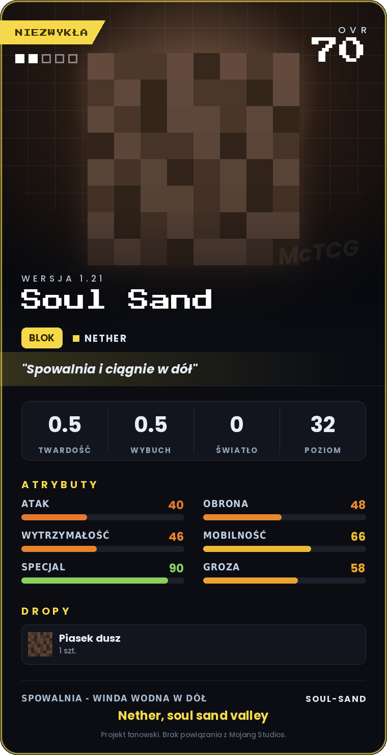 Karta Soul Sand